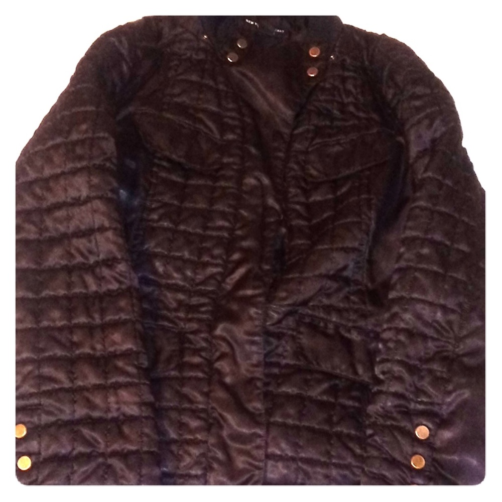 Black New york & Company coat lrg